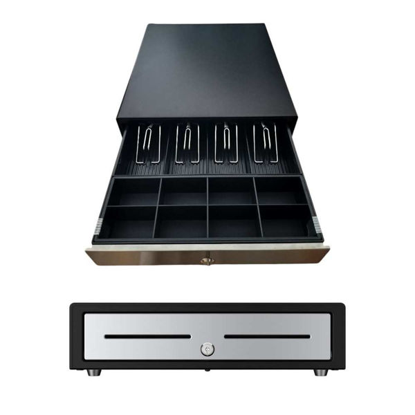 Picture of STAR CD4-1416BKSS48 CASH DRAWER BLACK STEEL FRONT